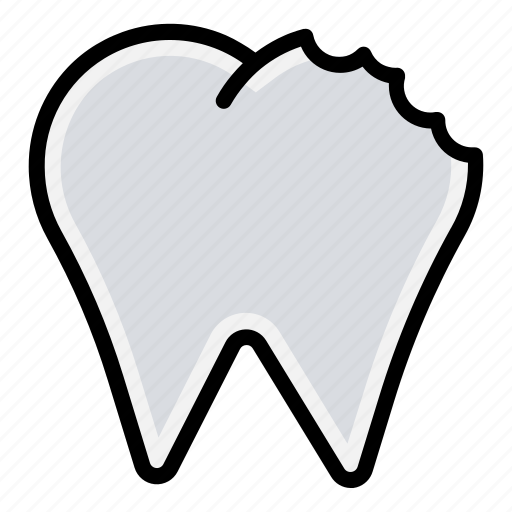 1, broken, tooth, dental, dentist, crack icon - Download on Iconfinder