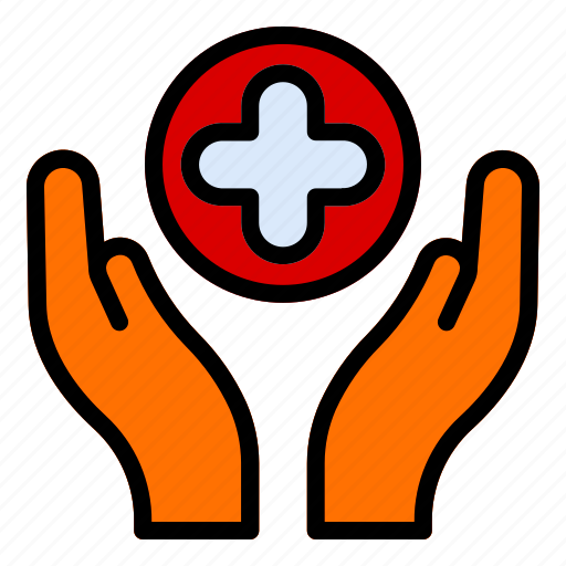 Healthcare, hospital, hand, medical, protection icon - Download on Iconfinder