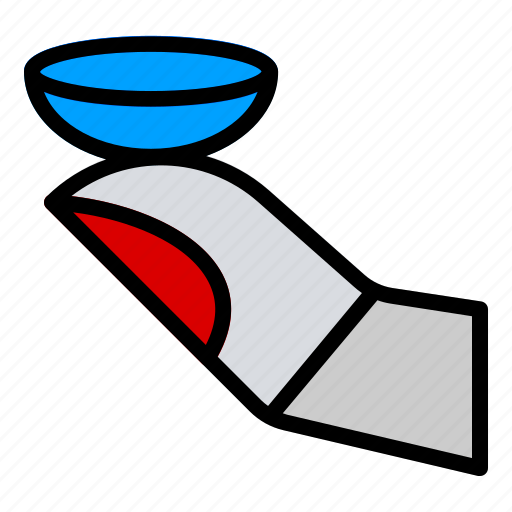 Lens, hand, eye, contact, finger icon - Download on Iconfinder