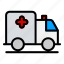 medical, truck, ambulance, emergency, transport 