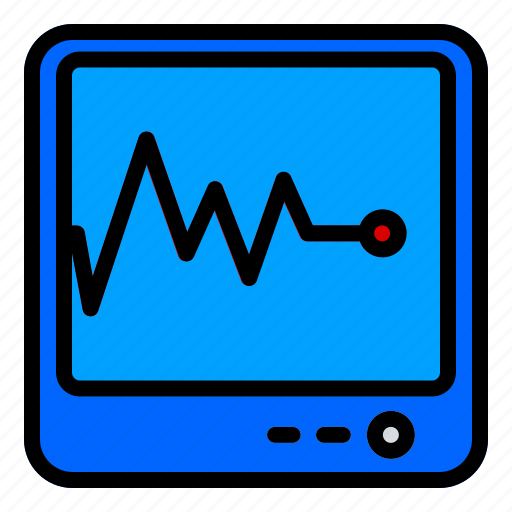 Monitor, cardiac, pulse, cardiology, heart, rate icon - Download on Iconfinder