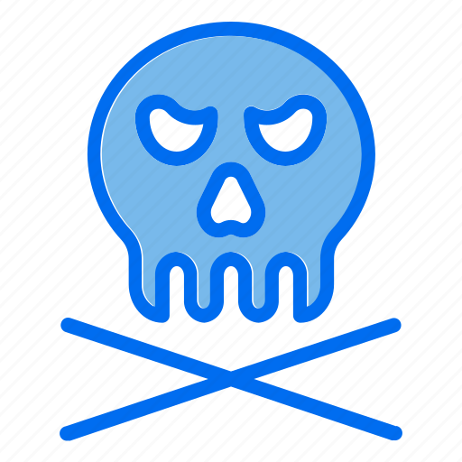 Skull, crossbones, danger, poison, warning icon - Download on Iconfinder