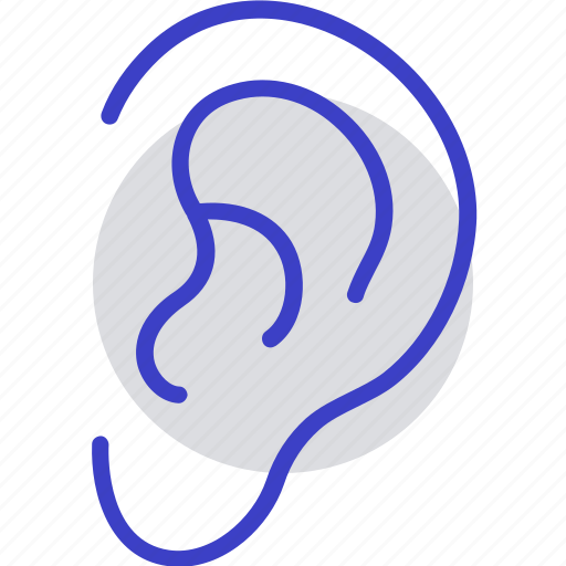Ear, anatomy, hearing, listen icon - Download on Iconfinder