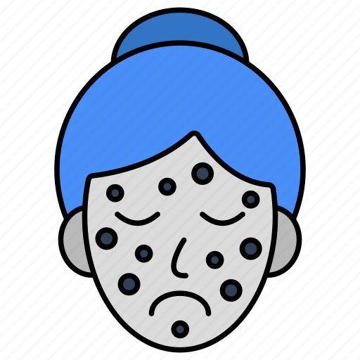 Acne face, rash skin, pimples, acne scars, dark spots icon - Download on Iconfinder