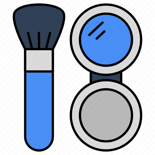 Makeup accessory, cosmetic, beauty product, compact powder, blush on icon - Download on Iconfinder