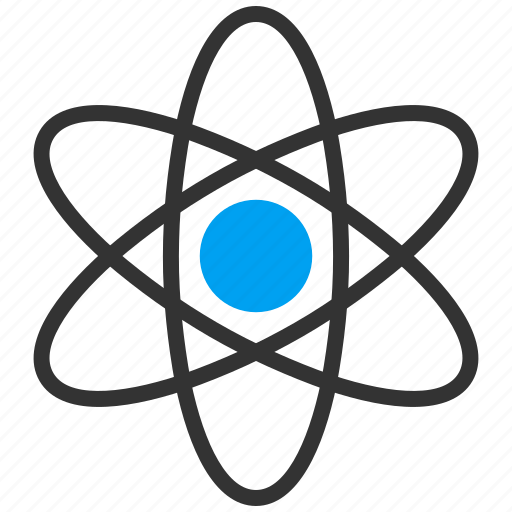 Atom, nuclear, physics, power, research, science, technology icon - Download on Iconfinder