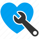 heart, surgery, care, repair, treatment, valentine, wrench