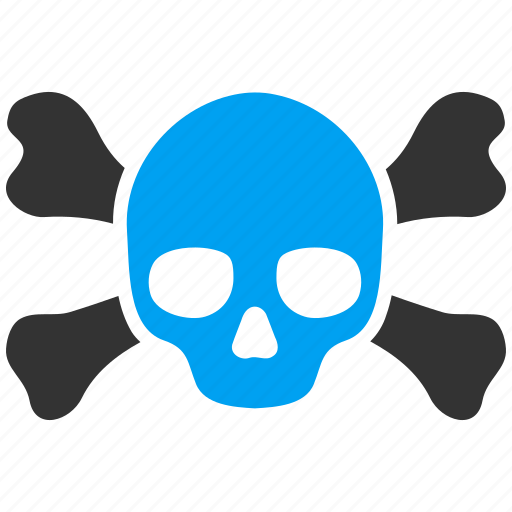 Death, danger, dead, skull, pirate, poison, toxic icon - Download on Iconfinder