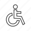 disabled, sign, invalid 
