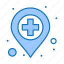 ambulance, hospital, location