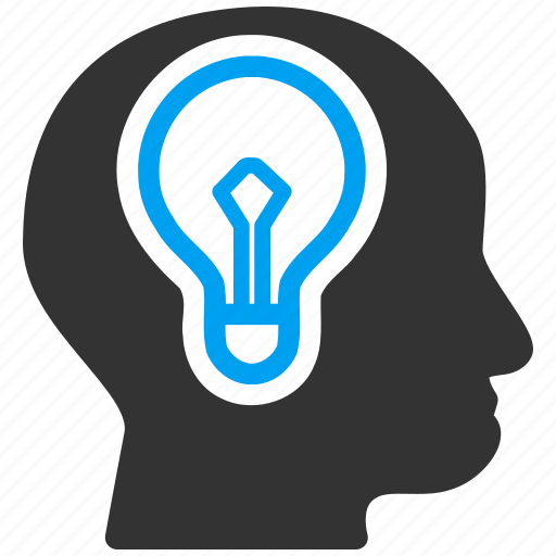 Mind, brain, bulb, idea, lamp, power icon - Download on Iconfinder