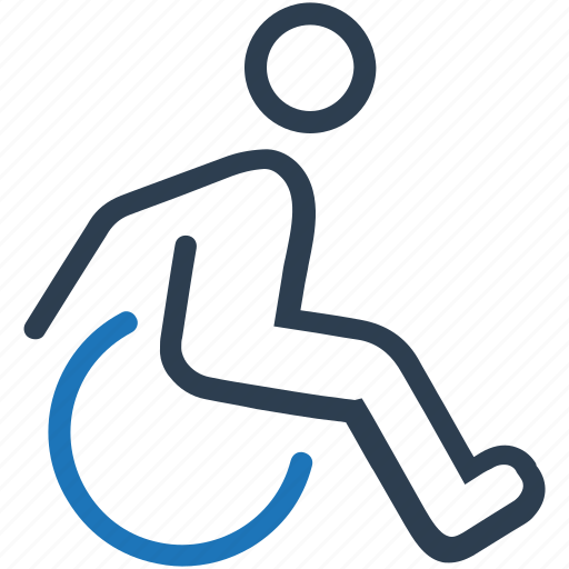 Disability, disabled, handicap, wheelchair icon - Download on Iconfinder