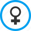 female symbol, feminine, girl, lady sex, venus, woman gender, women 