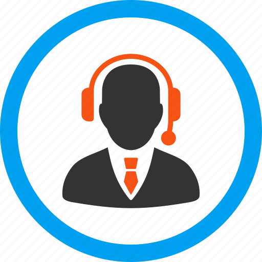 Call center, contact, customer support, emergency assistant, helpline operator, professional headset, service man icon - Download on Iconfinder