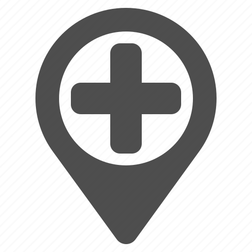 Destination, hospital, location, map, map marker icon - Download on Iconfinder