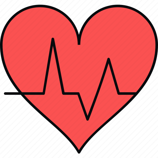 Ecg, health, heart, lines, pulse icon - Download on Iconfinder