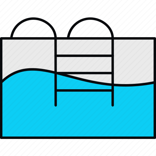 Pool, swimming, swimming pool, swim, water icon - Download on Iconfinder