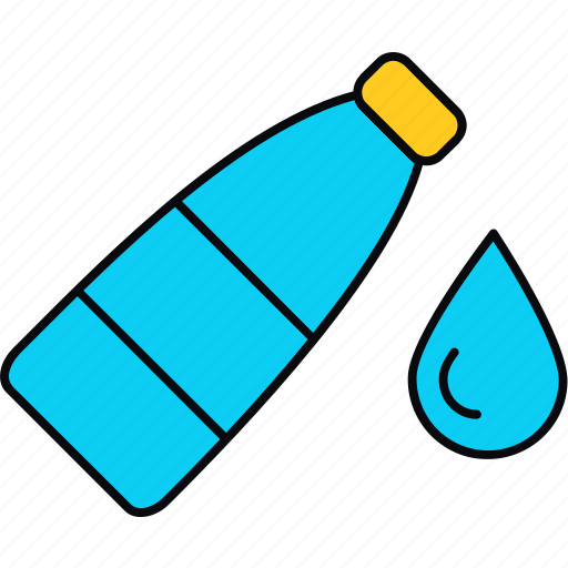 Bottle, water, drop icon - Download on Iconfinder