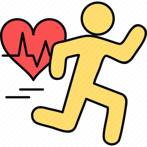 Heartbeat, heart, pulsation, pulse icon - Download on Iconfinder
