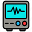 ecg, machine, heart, pulse, medical, ekg, electrocardiogram 