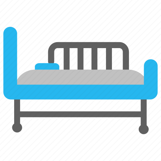Hospital bed, hospital, bed, emergency, clinic, doctor, healthcare icon - Download on Iconfinder