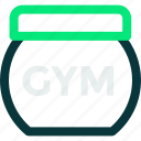 bodybuilding, dietary, gym, medicine, supplements icon