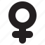 female, symbol 