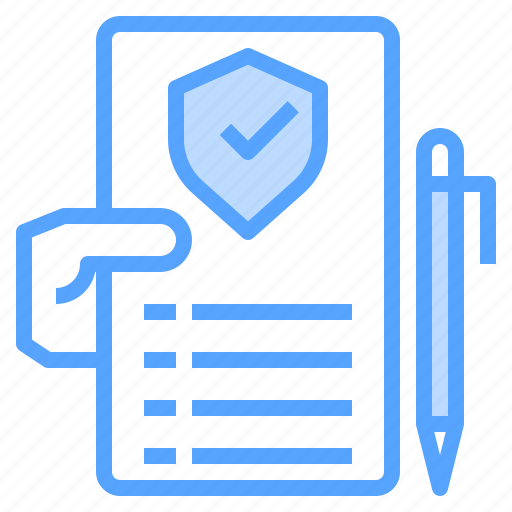 Files, pen, document, protection, insurance icon - Download on Iconfinder