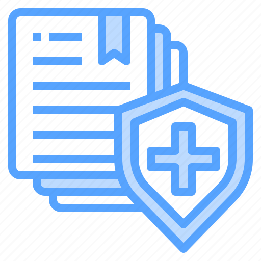 Files, protection, document, insurance, shield icon - Download on Iconfinder