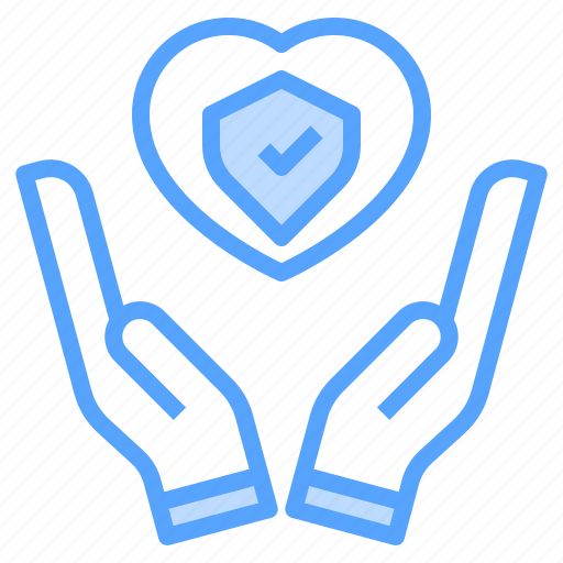 Heart, protection, health, insurance, hands icon - Download on Iconfinder