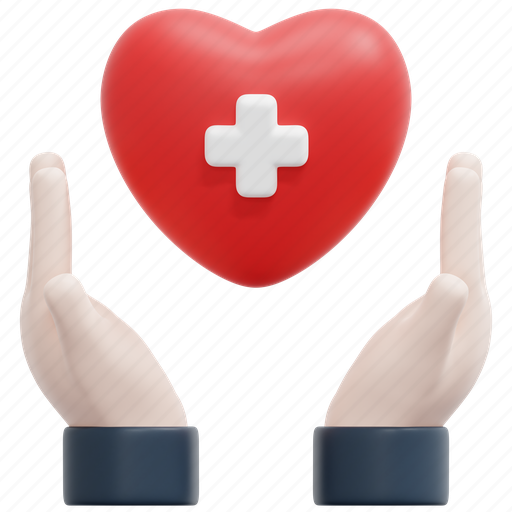 Health, insurance, life, heart, hands, healthcare, caregiver icon - Download on Iconfinder