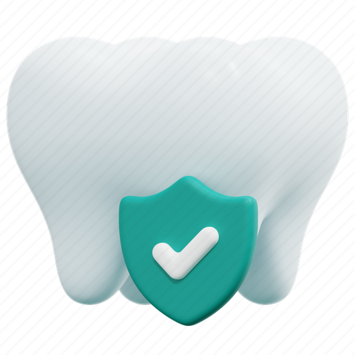 Dental, insurance, healthcare, medical, protection, tooth, 3d icon - Download on Iconfinder