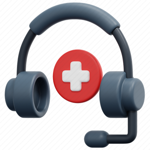 Medical, support, call, microphone, headphones, service, healthcare icon - Download on Iconfinder
