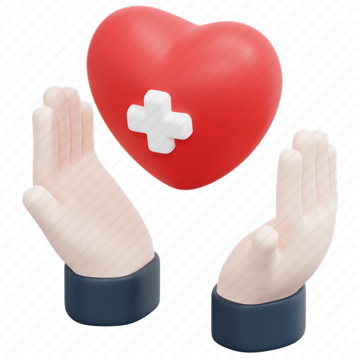 Health, insurance, life, heart, healthcare, hands, caregiver icon - Download on Iconfinder