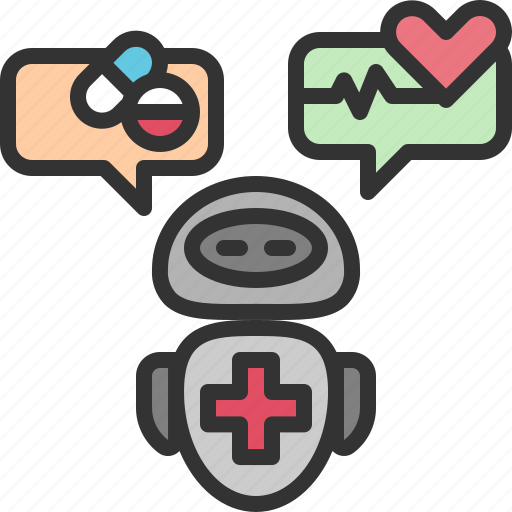 Chatbot, health, calendar, medical, communicate, chatter, automate icon - Download on Iconfinder