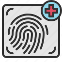 fingerprint, biometric, identify, fingerscan, scan, digital, health