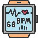 smart, watch, bpm, heart, rate, heartbeat, fitness, tracking, health