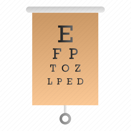 Eye test, healthcare, medical, optic icon - Download on Iconfinder