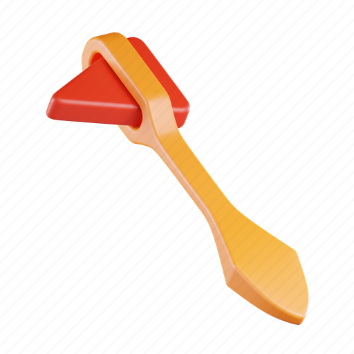 Reflex, hammer, tendon, tool, equipment, medical 3D illustration - Download on Iconfinder