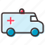 aid, ambulance, car, first 