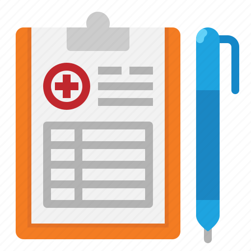 Board, clip, healthcare, hospital, report icon - Download on Iconfinder