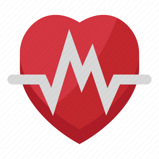 Beat, healthcare, heart, pulse, shape icon - Download on Iconfinder