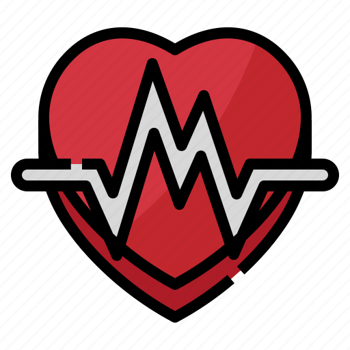 Beat, healthcare, heart, pulse, shape icon - Download on Iconfinder