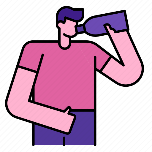 Bottle, drink, drinking, healthylife, hydration, refreshing, water icon - Download on Iconfinder