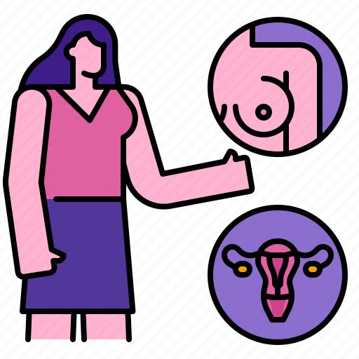 Breast, diagnosis, exam, examination, female, health, pelvic icon - Download on Iconfinder
