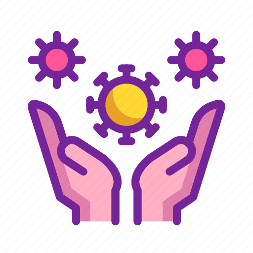 Disease, hand, healthcare, virus icon - Download on Iconfinder