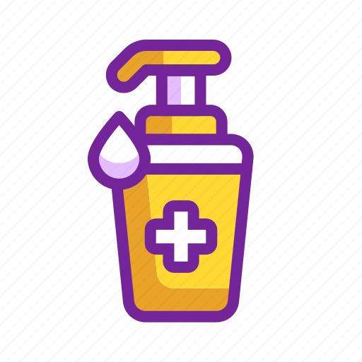 Hand sanitizer, health, healthcare, sanitizer icon - Download on Iconfinder