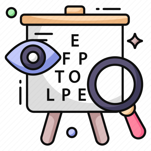 Eye test, vision test, eye chart, optical test, vision chart icon - Download on Iconfinder
