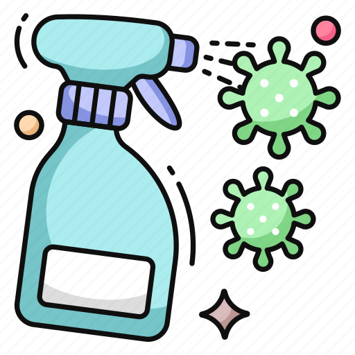 Insecticide, pesticide, germs spray, disinfectant spray, antibacterial spray icon - Download on Iconfinder