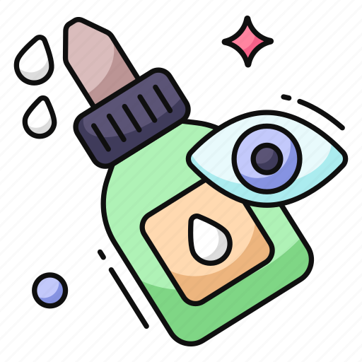Eye drops, dropper bottle, eye medicine, optical drops, dropper icon - Download on Iconfinder